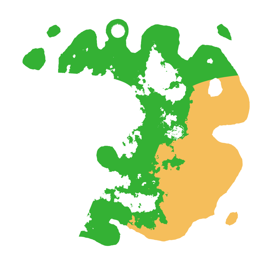Biome Rust Map: Barren, Size: 3500, Seed: 852710268