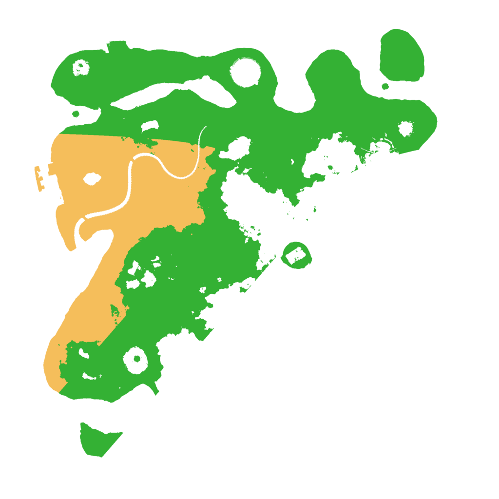 Biome Rust Map: Procedural Map, Size: 3000, Seed: 12699