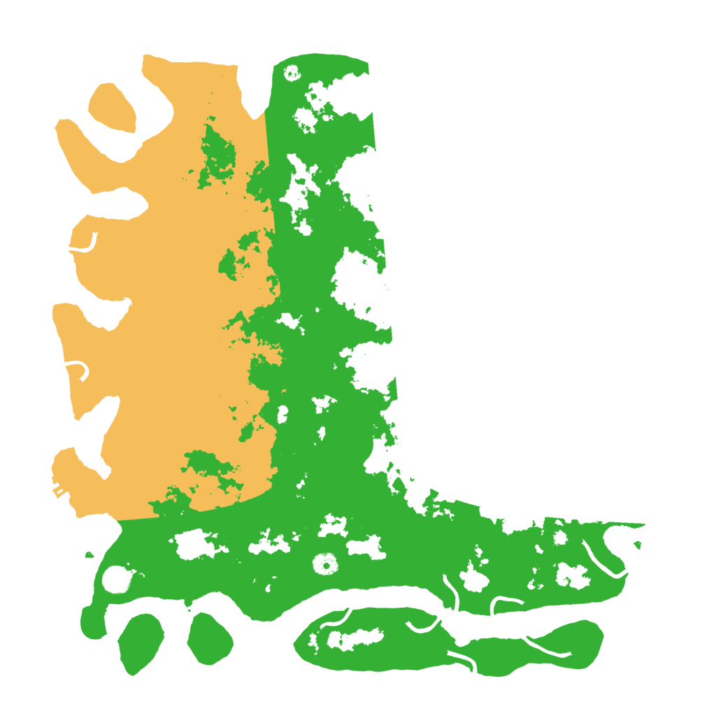 Biome Rust Map: Procedural Map, Size: 4500, Seed: 801662152