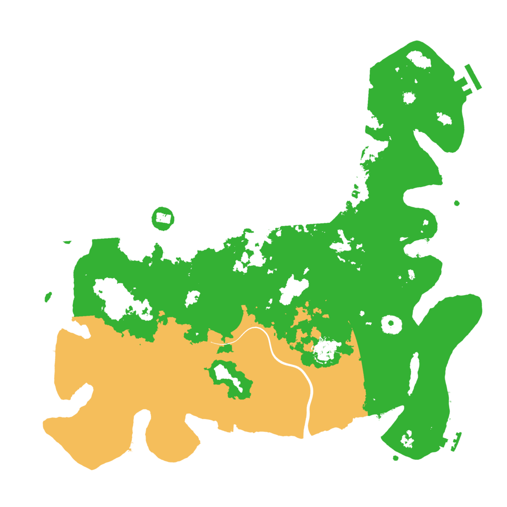 Biome Rust Map: Procedural Map, Size: 3750, Seed: 132051481