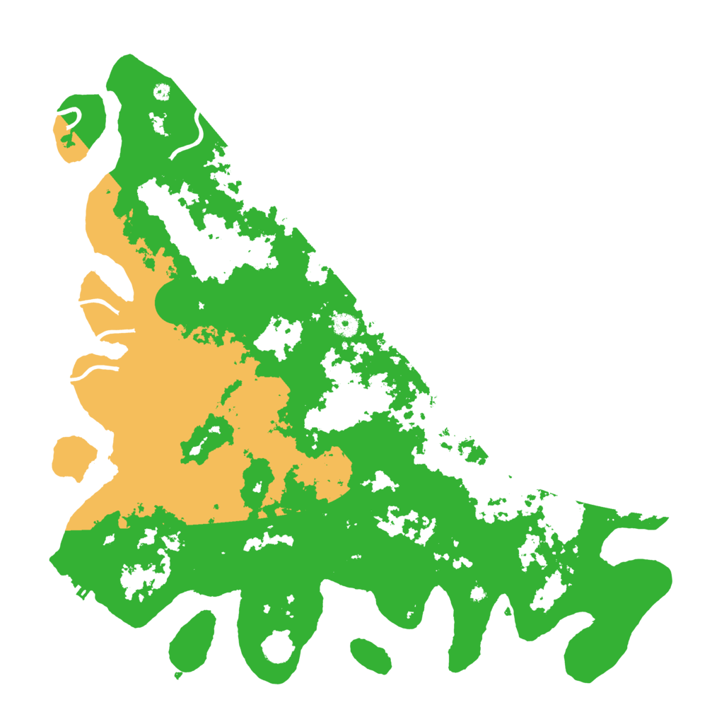 Biome Rust Map: Procedural Map, Size: 4500, Seed: 2037305287