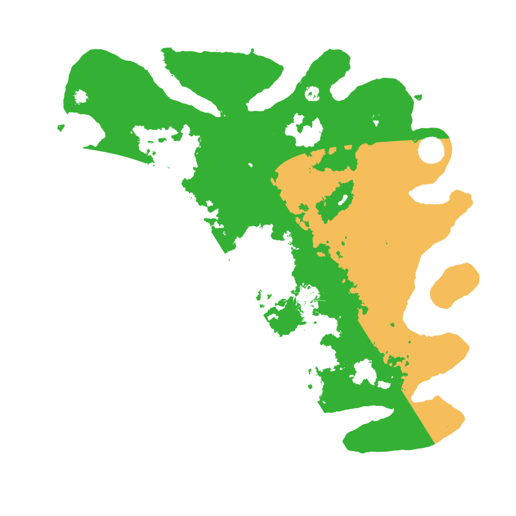 Biome Rust Map: Procedural Map, Size: 3500, Seed: 698974