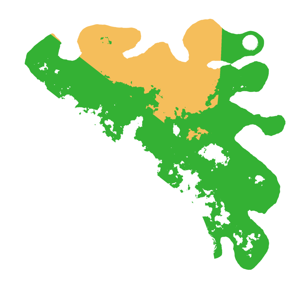 Biome Rust Map: Barren, Size: 3500, Seed: 487546525