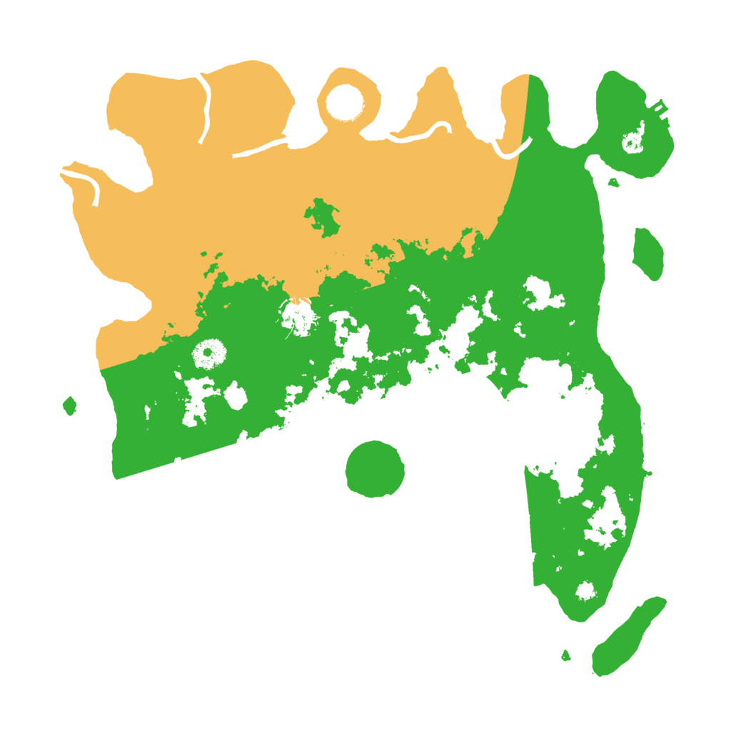 Biome Rust Map: Procedural Map, Size: 3500, Seed: 634567