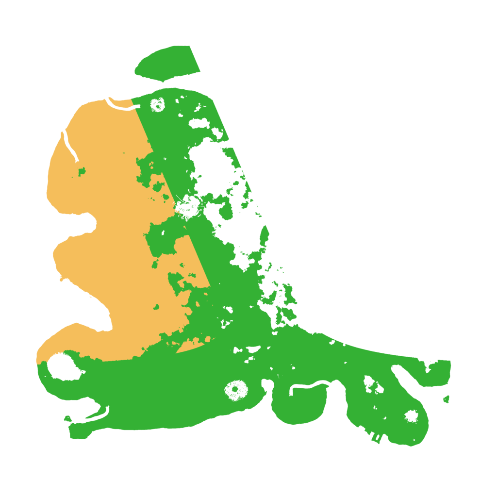 Biome Rust Map: Procedural Map, Size: 3500, Seed: 334230424