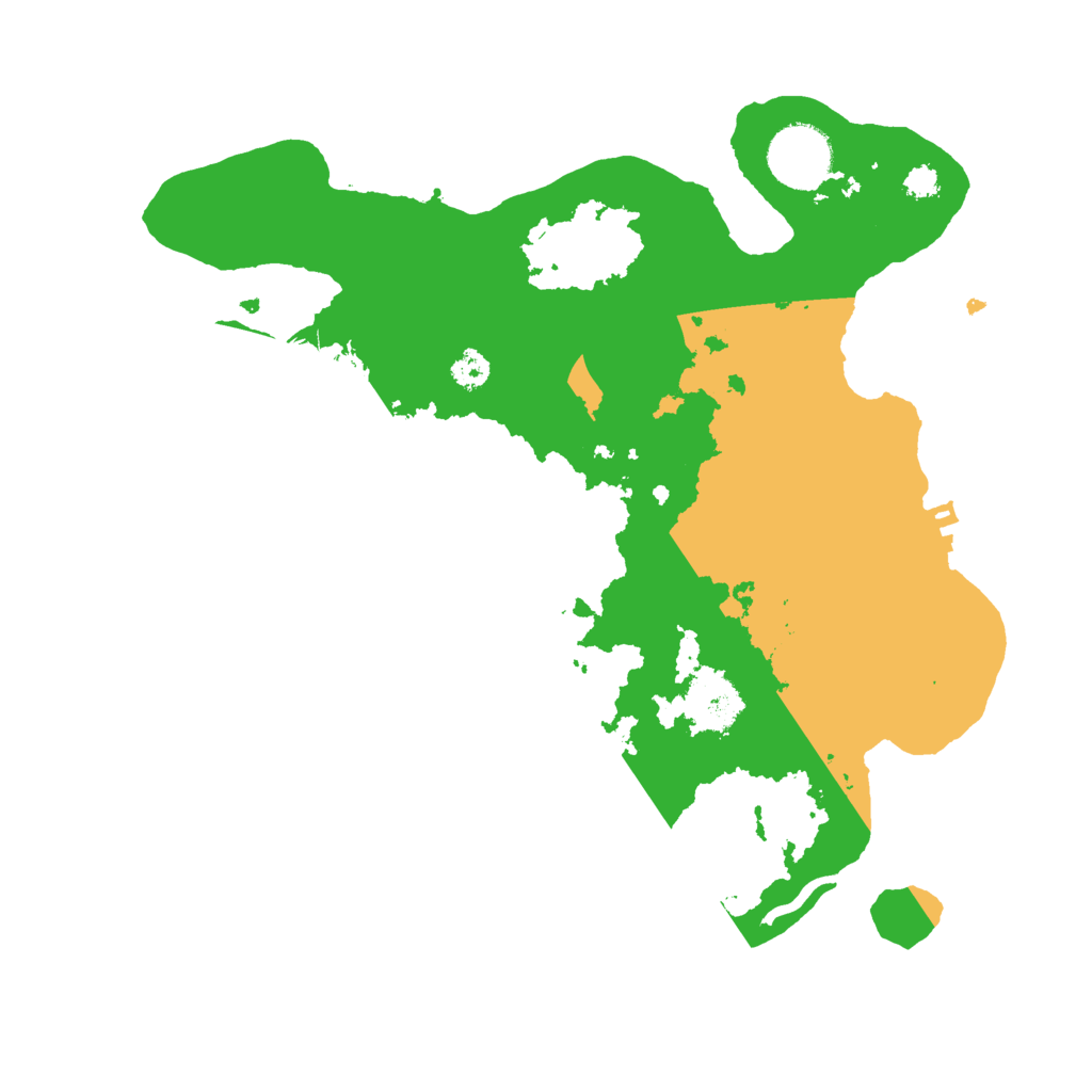 Biome Rust Map: Procedural Map, Size: 3000, Seed: 128931868