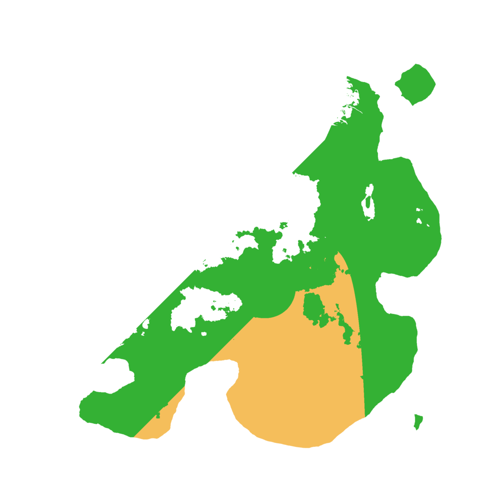 Biome Rust Map: Barren, Size: 2500, Seed: 68587844