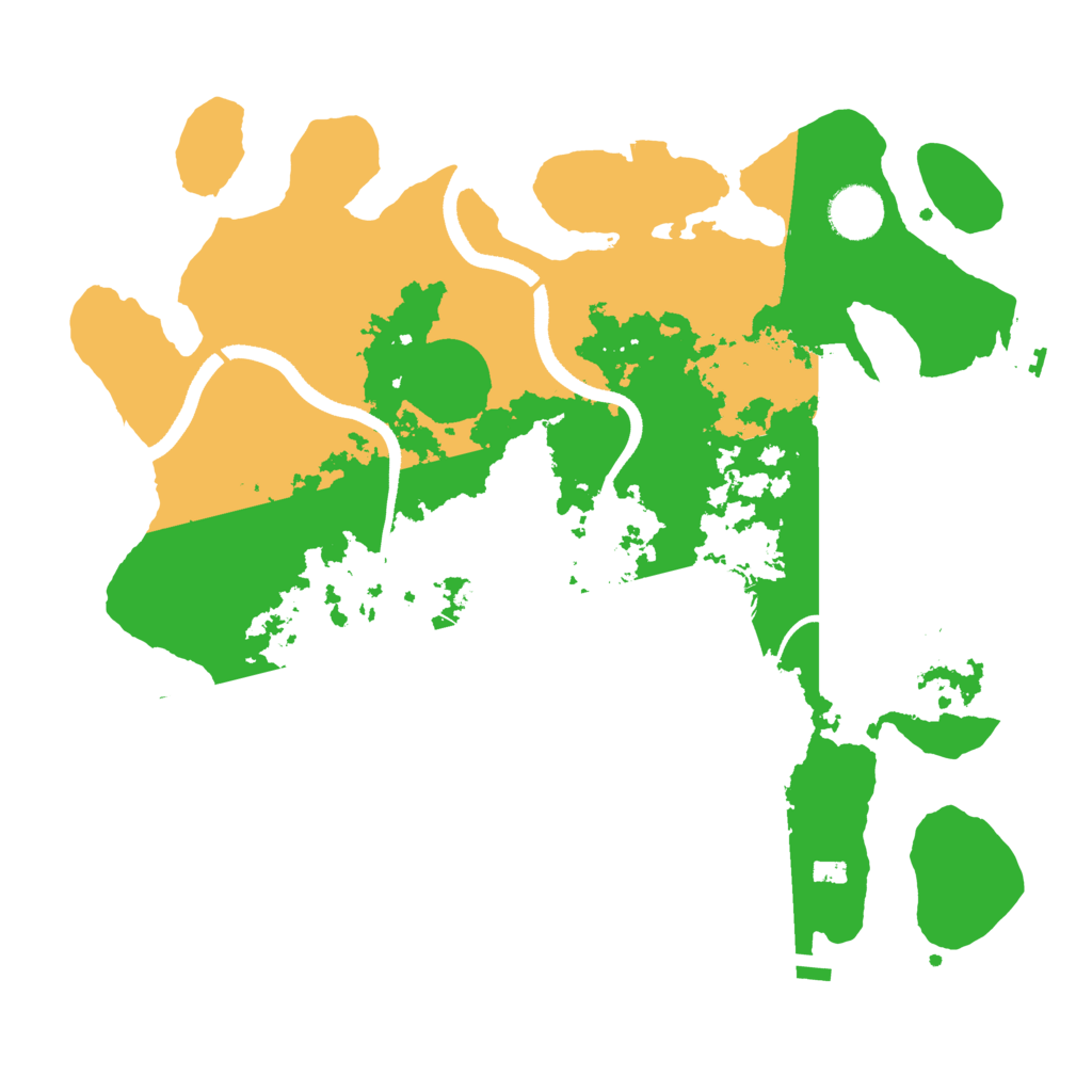 Biome Rust Map: Procedural Map, Size: 3500, Seed: 291961186