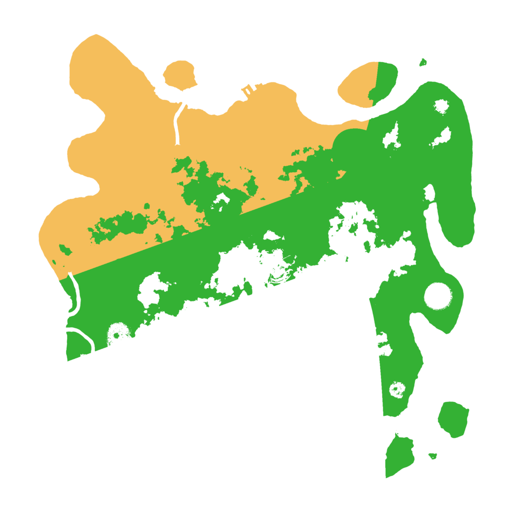 Biome Rust Map: Procedural Map, Size: 3400, Seed: 56146