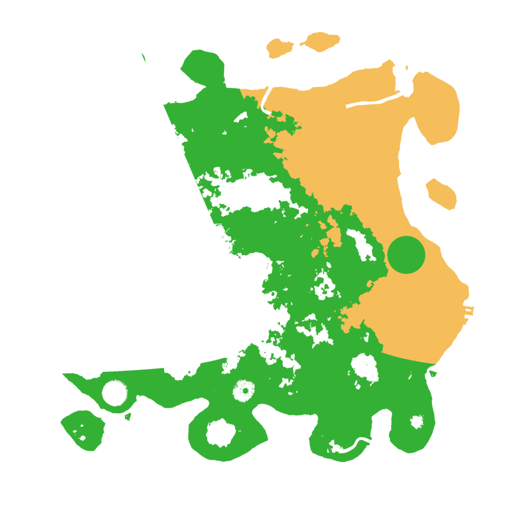 Biome Rust Map: Procedural Map, Size: 3550, Seed: 965784341