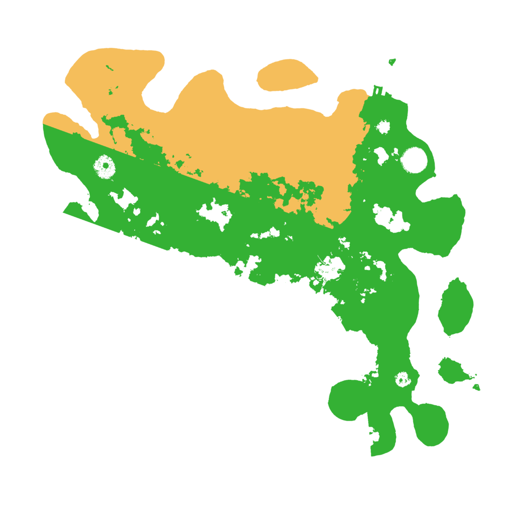 Biome Rust Map: Procedural Map, Size: 3500, Seed: 78074645