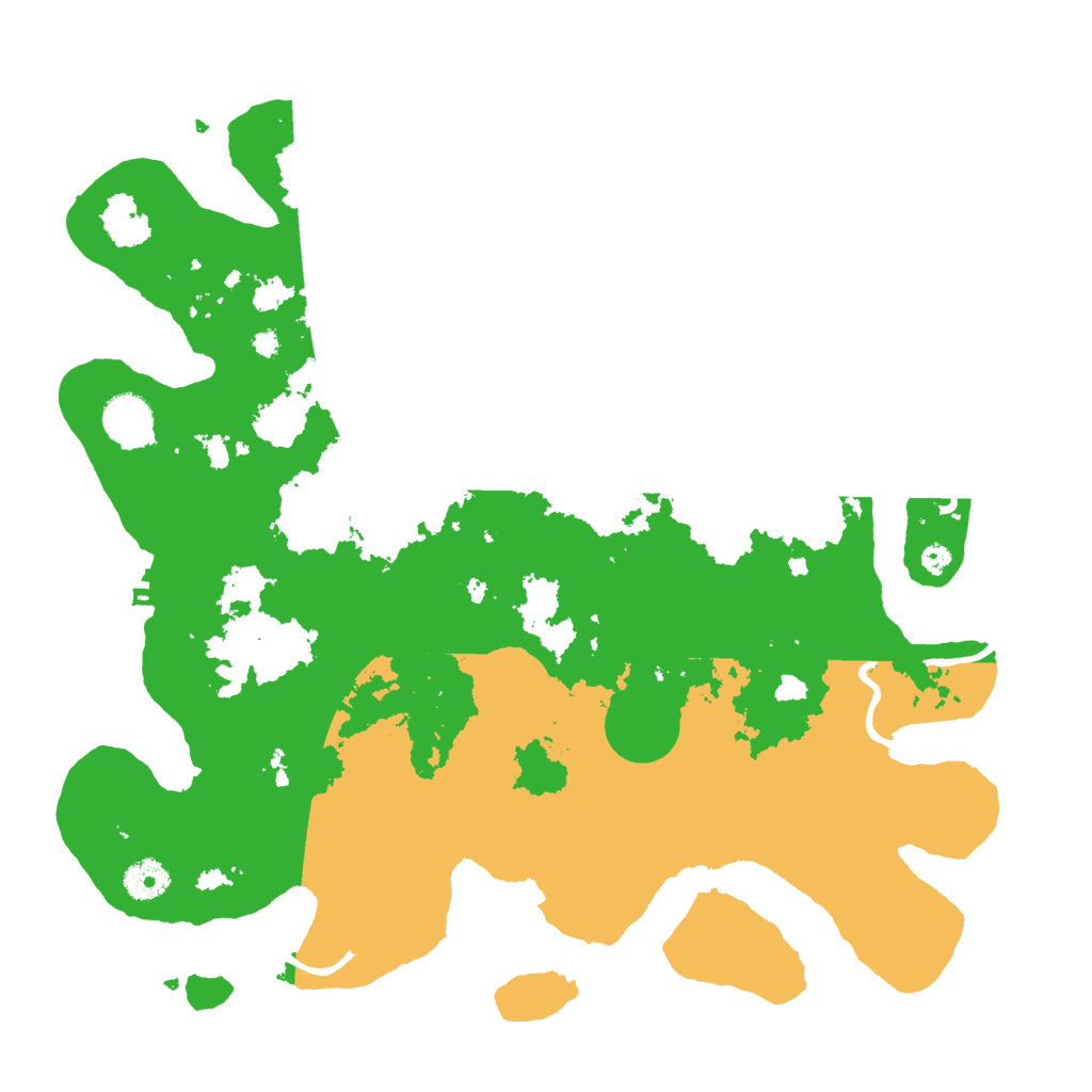 Biome Rust Map: Procedural Map, Size: 3850, Seed: 43555521