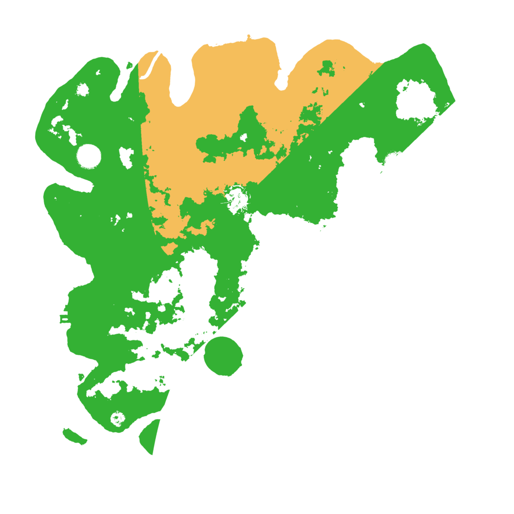 Biome Rust Map: Procedural Map, Size: 3700, Seed: 21357515