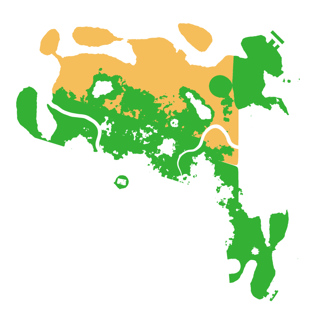 Biome Rust Map: Procedural Map, Size: 3850, Seed: 61015093