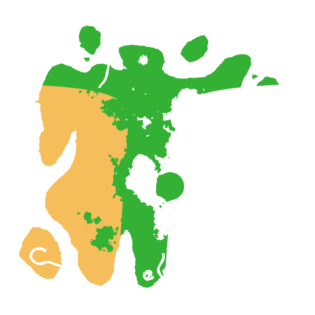 Biome Rust Map: Procedural Map, Size: 3000, Seed: 21442