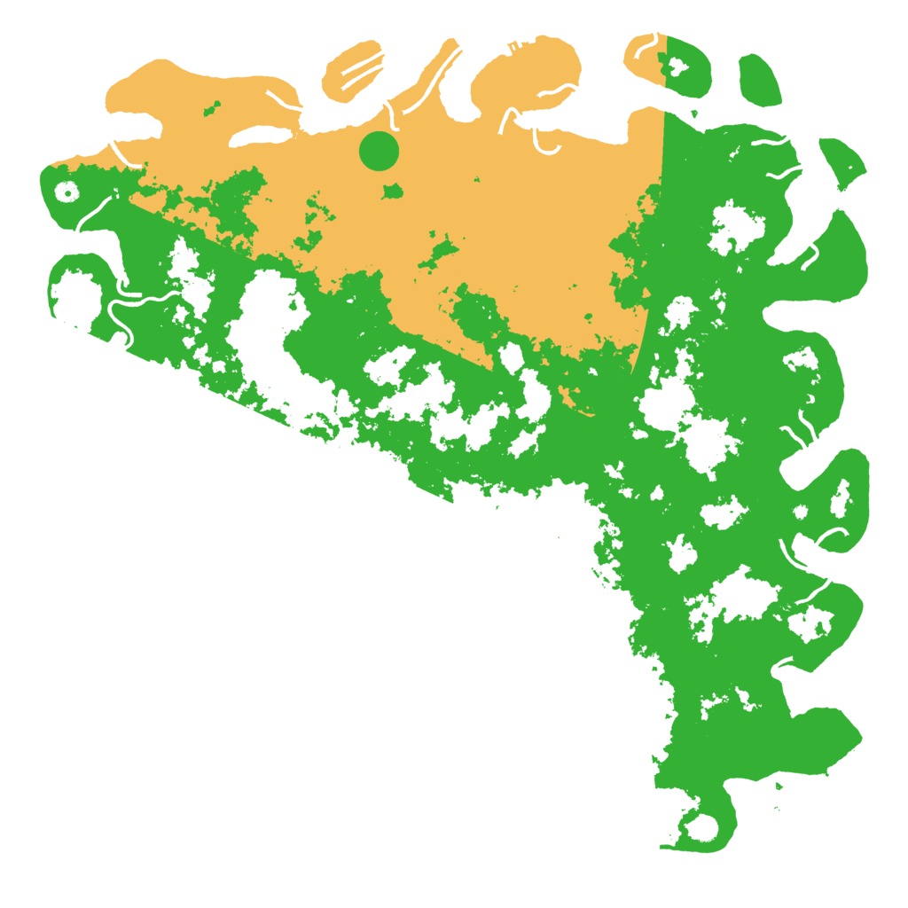 Biome Rust Map: Procedural Map, Size: 6000, Seed: 124