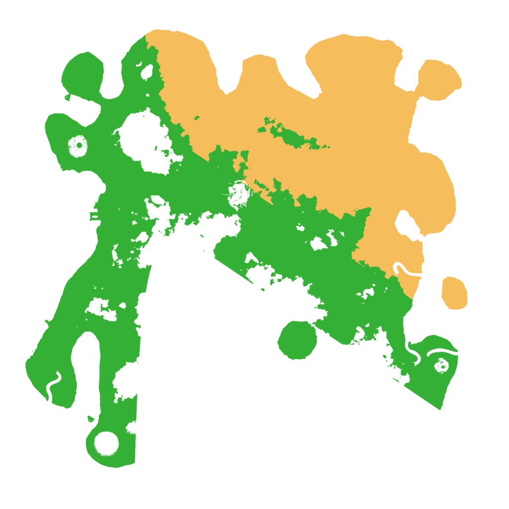 Biome Rust Map: Procedural Map, Size: 3700, Seed: 76476930