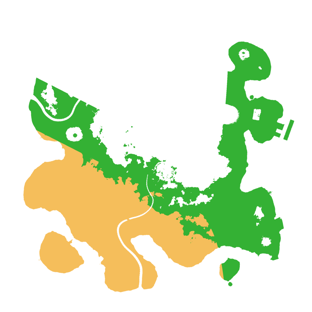 Biome Rust Map: Procedural Map, Size: 3000, Seed: 30554