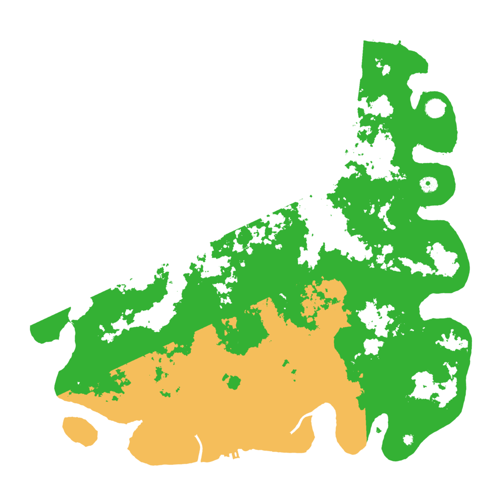 Biome Rust Map: Procedural Map, Size: 4500, Seed: 874604468