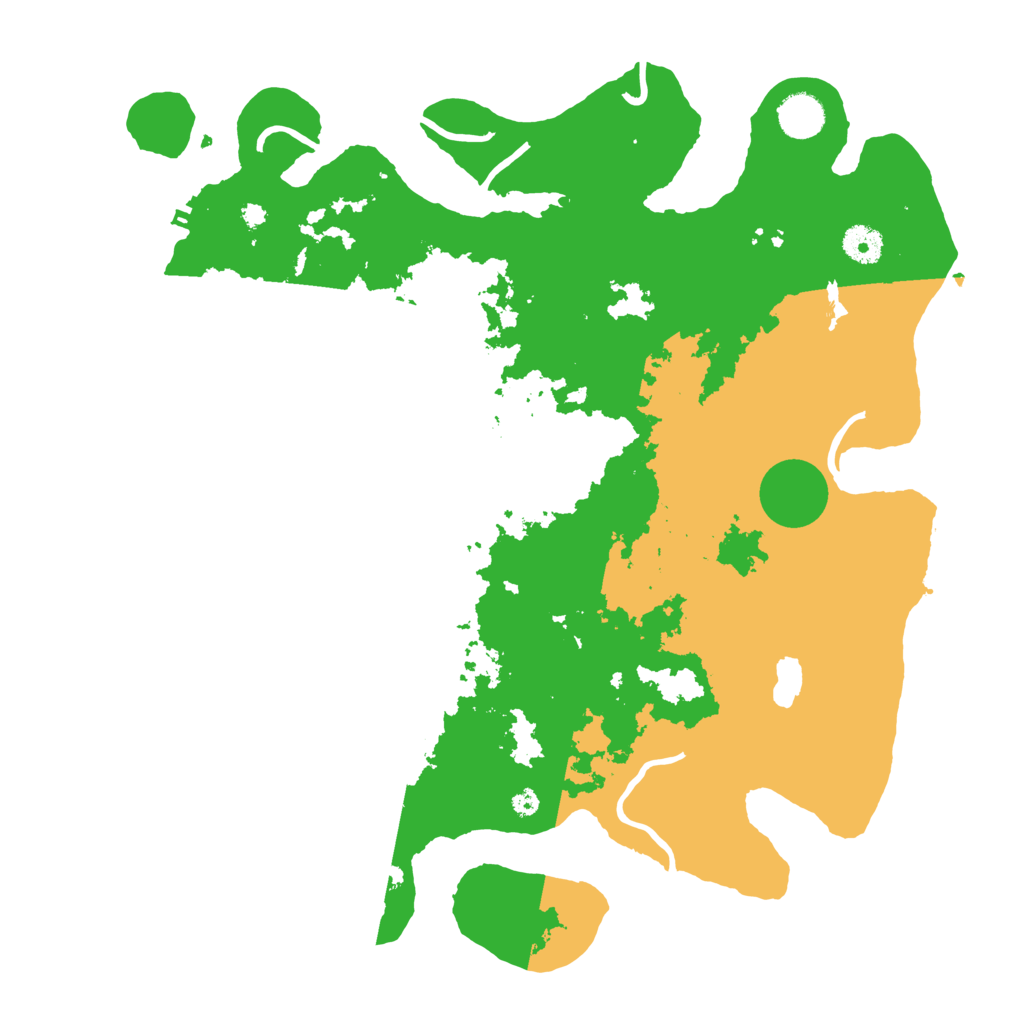 Biome Rust Map: Procedural Map, Size: 3950, Seed: 1748954