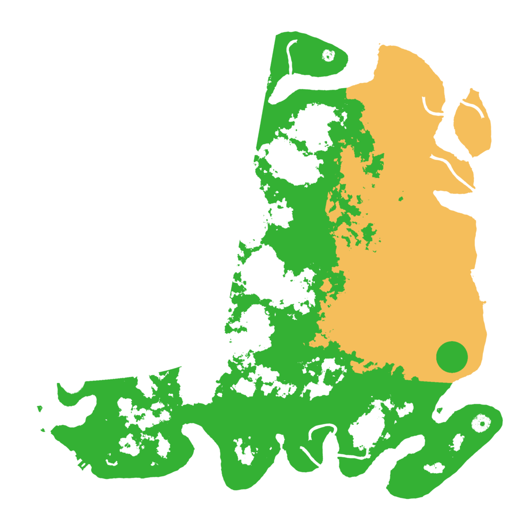 Biome Rust Map: Procedural Map, Size: 4400, Seed: 5793100