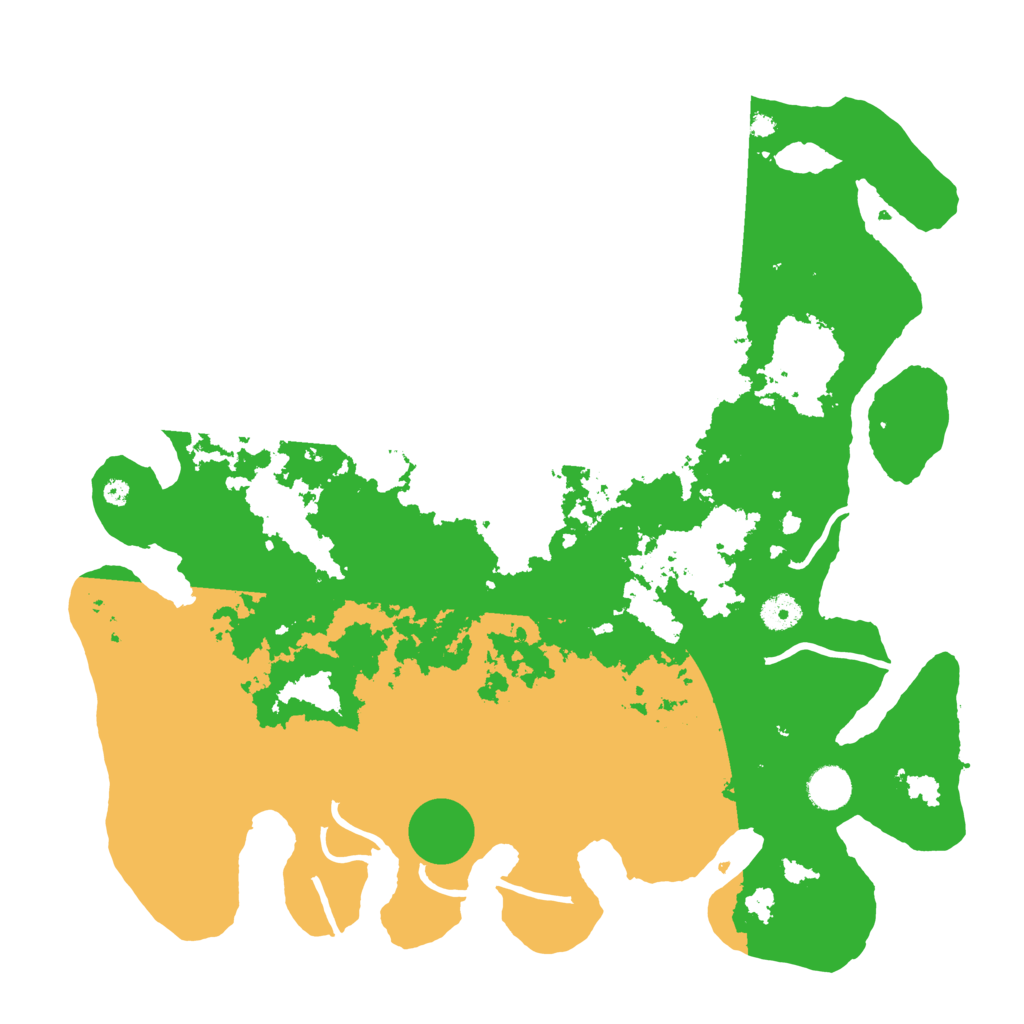Biome Rust Map: Procedural Map, Size: 4100, Seed: 38783001