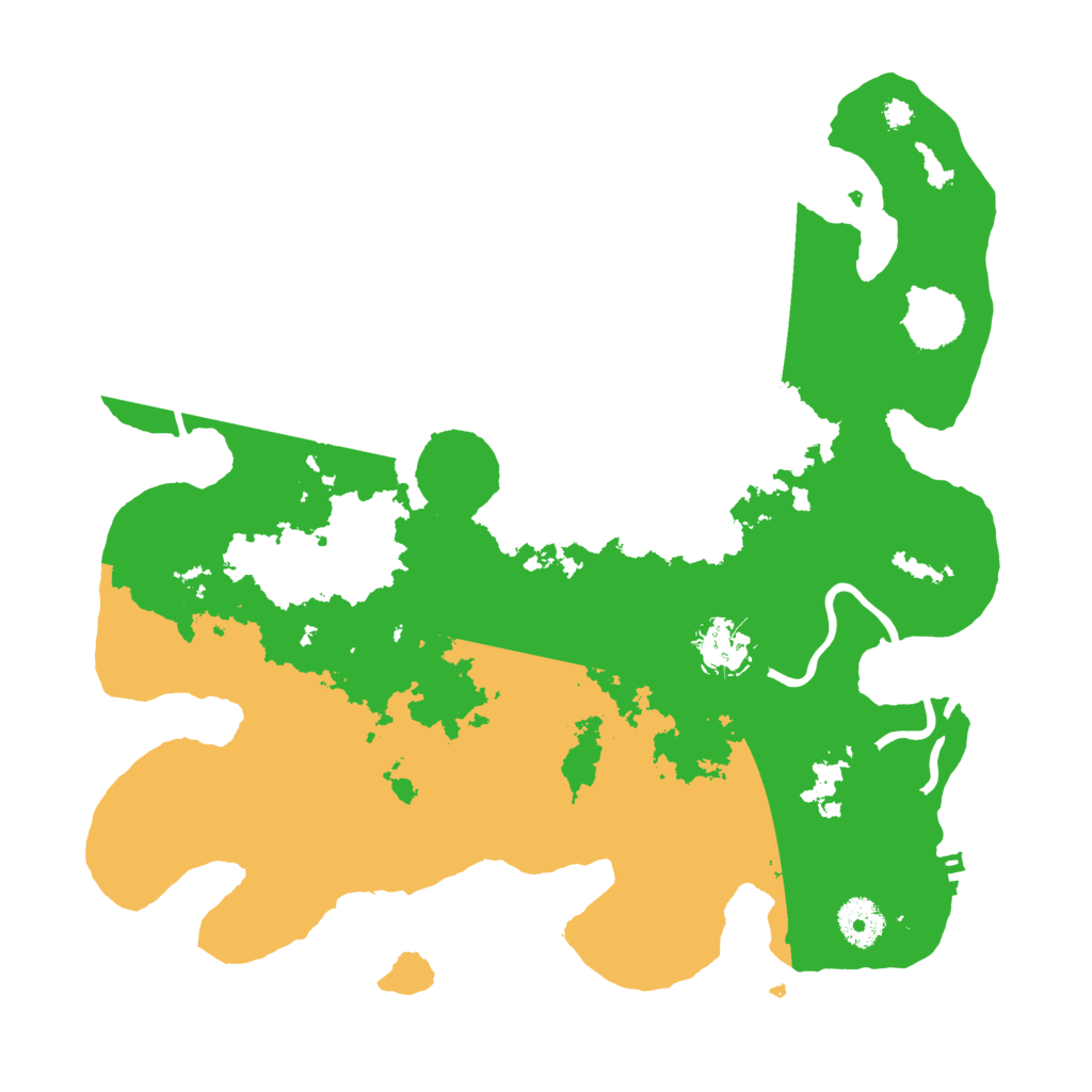 Biome Rust Map: Procedural Map, Size: 3500, Seed: 65674532