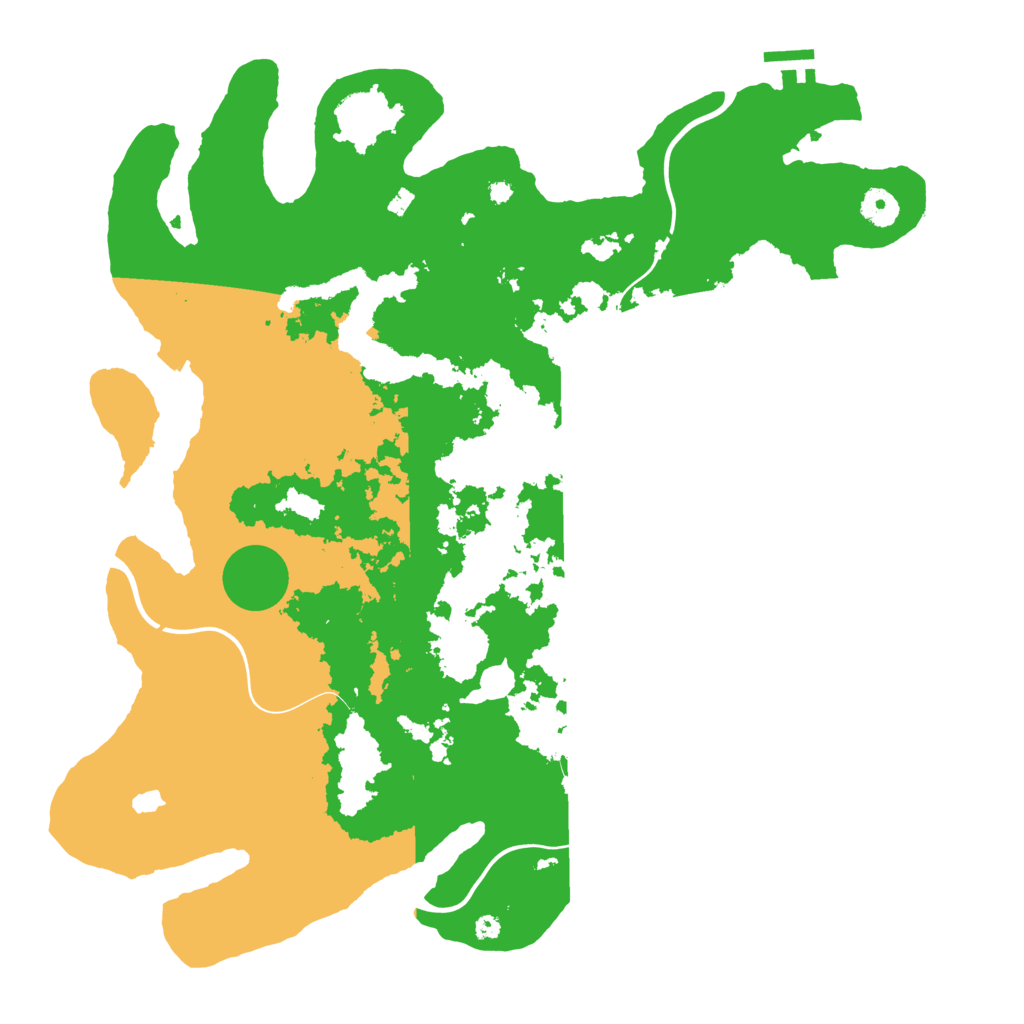 Biome Rust Map: Procedural Map, Size: 4100, Seed: 61888637