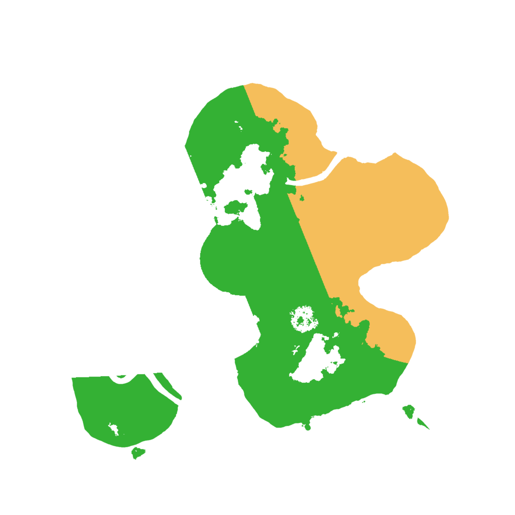 Biome Rust Map: Procedural Map, Size: 2000, Seed: 51673