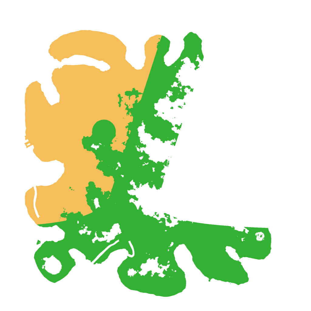 Biome Rust Map: Procedural Map, Size: 3500, Seed: 1614283946