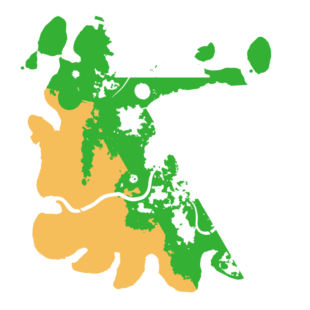 Biome Rust Map: Procedural Map, Size: 3682, Seed: 420