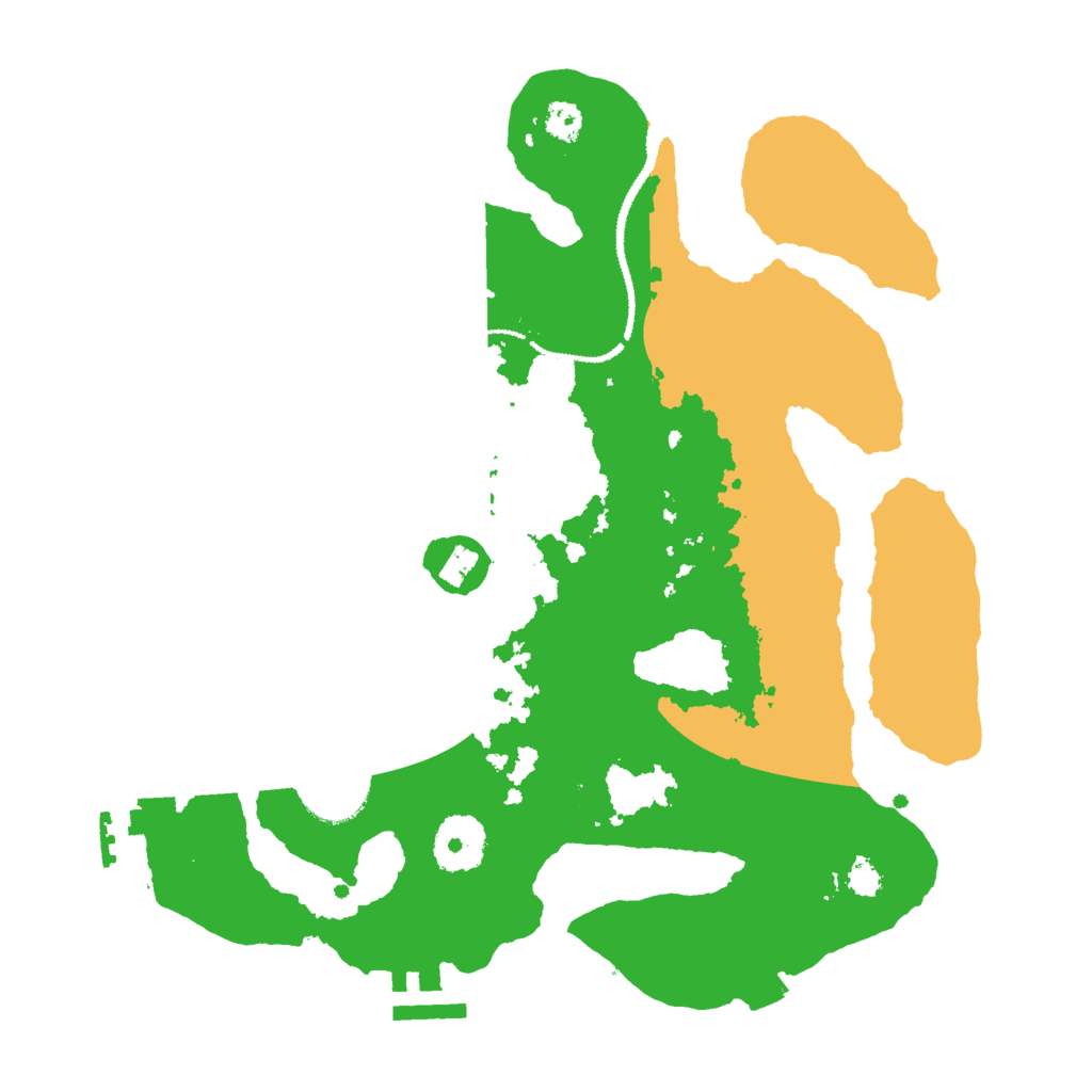 Biome Rust Map: Procedural Map, Size: 3000, Seed: 1956820775