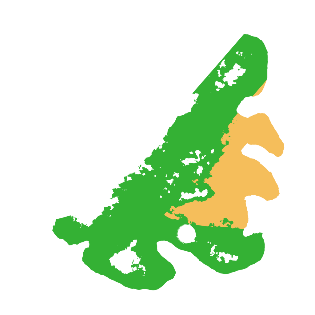 Biome Rust Map: Barren, Size: 3000, Seed: 1445141569