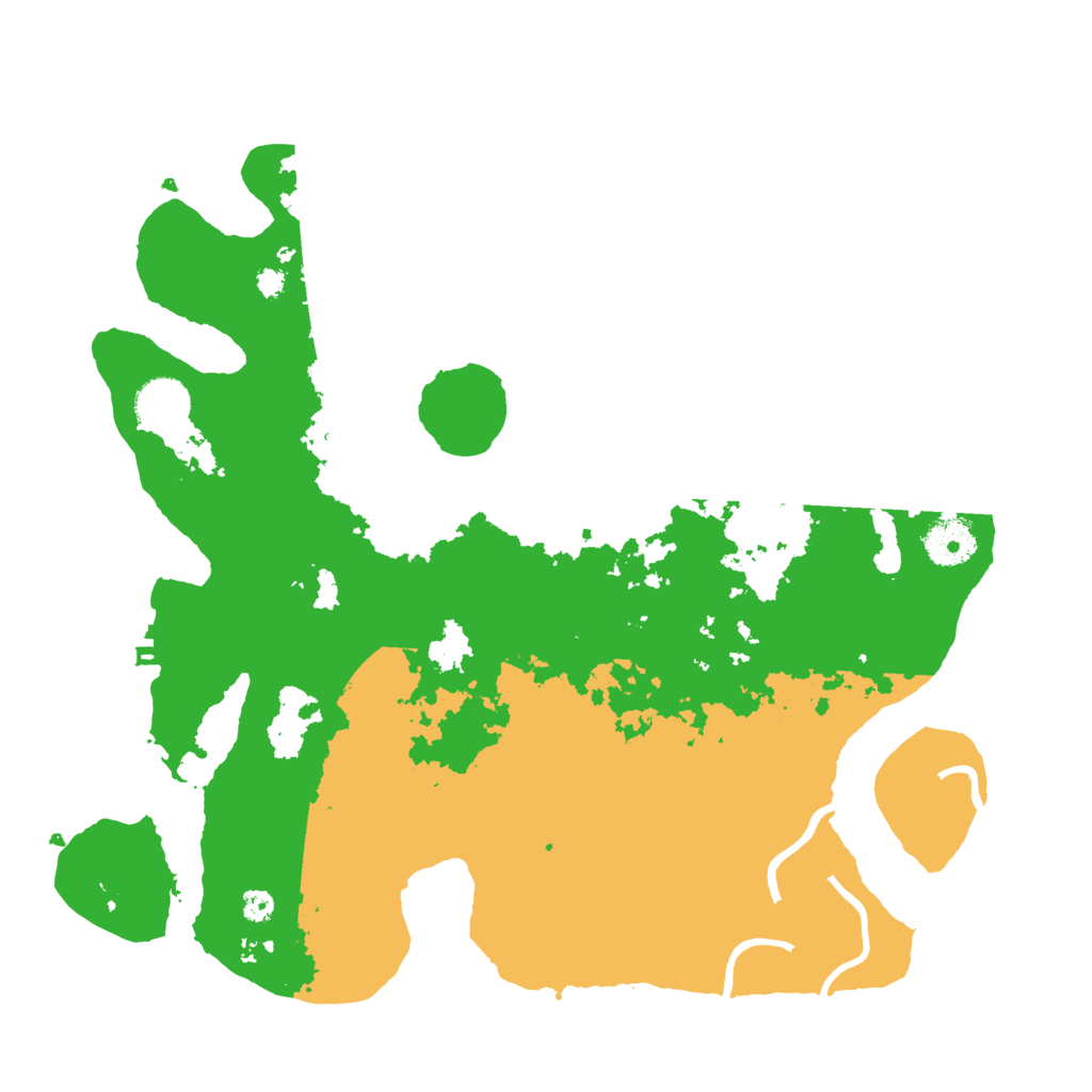 Biome Rust Map: Procedural Map, Size: 3500, Seed: 881061482