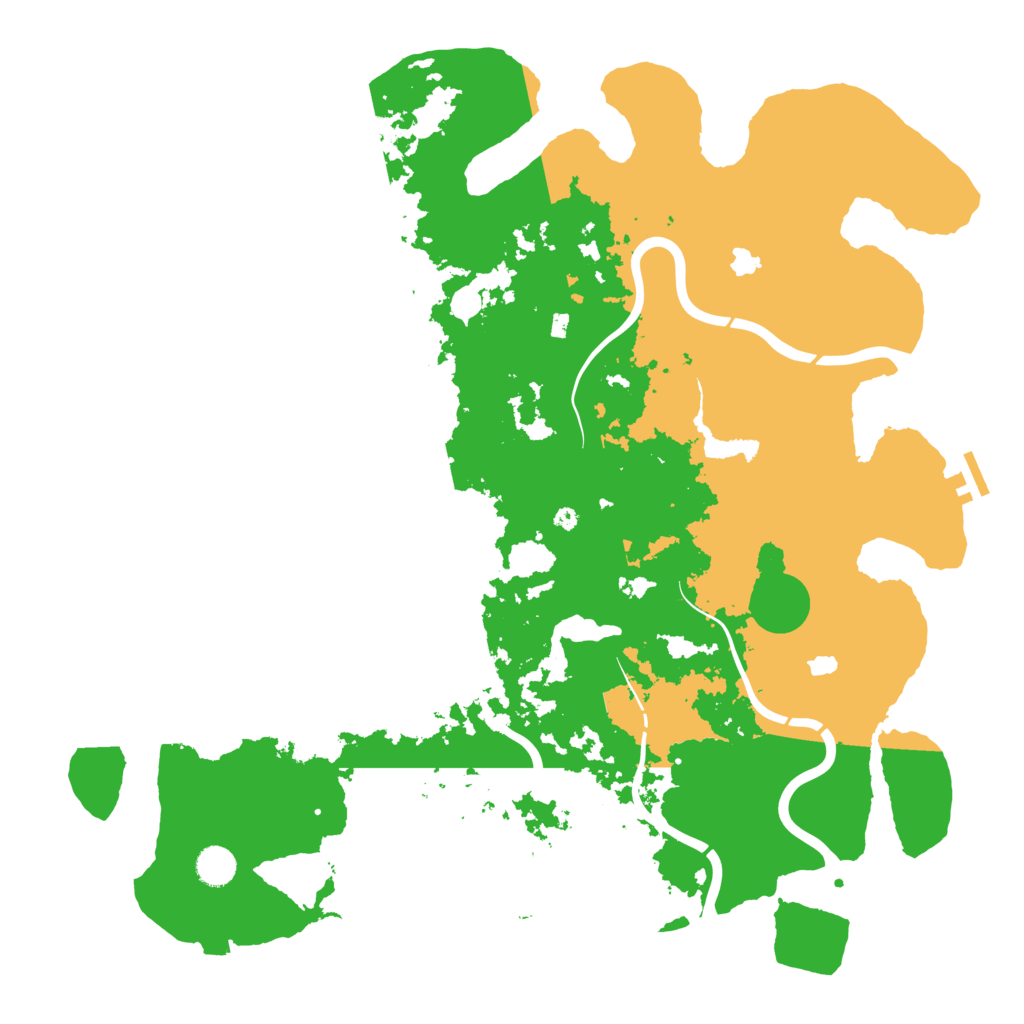 Biome Rust Map: Procedural Map, Size: 4500, Seed: 638465897
