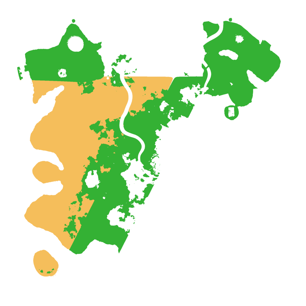 Biome Rust Map: Procedural Map, Size: 3500, Seed: 20925