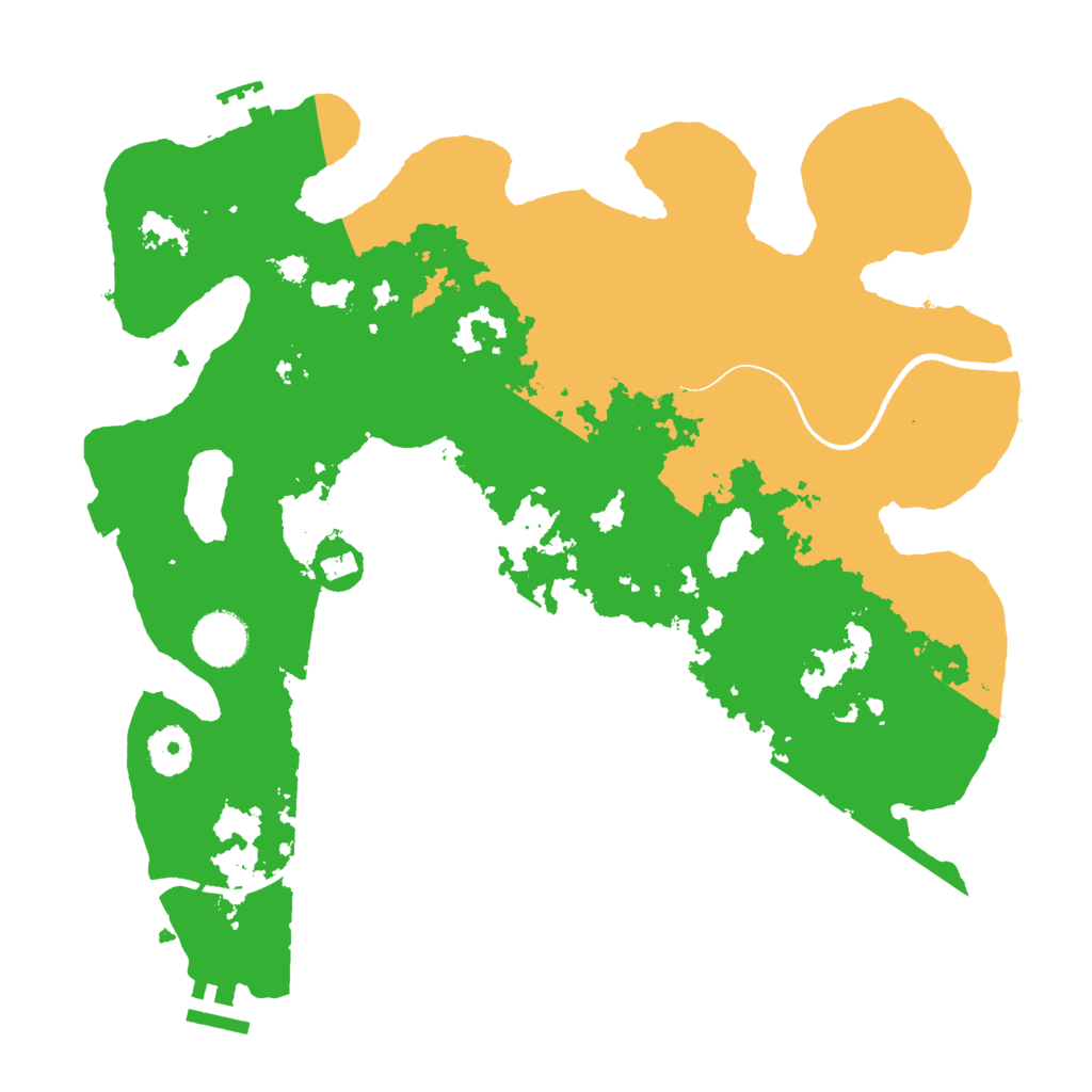 Biome Rust Map: Procedural Map, Size: 3500, Seed: 2125500342