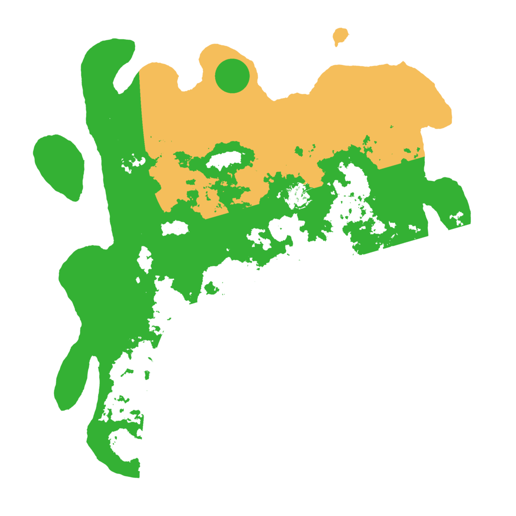 Biome Rust Map: Barren, Size: 3950, Seed: 52588851