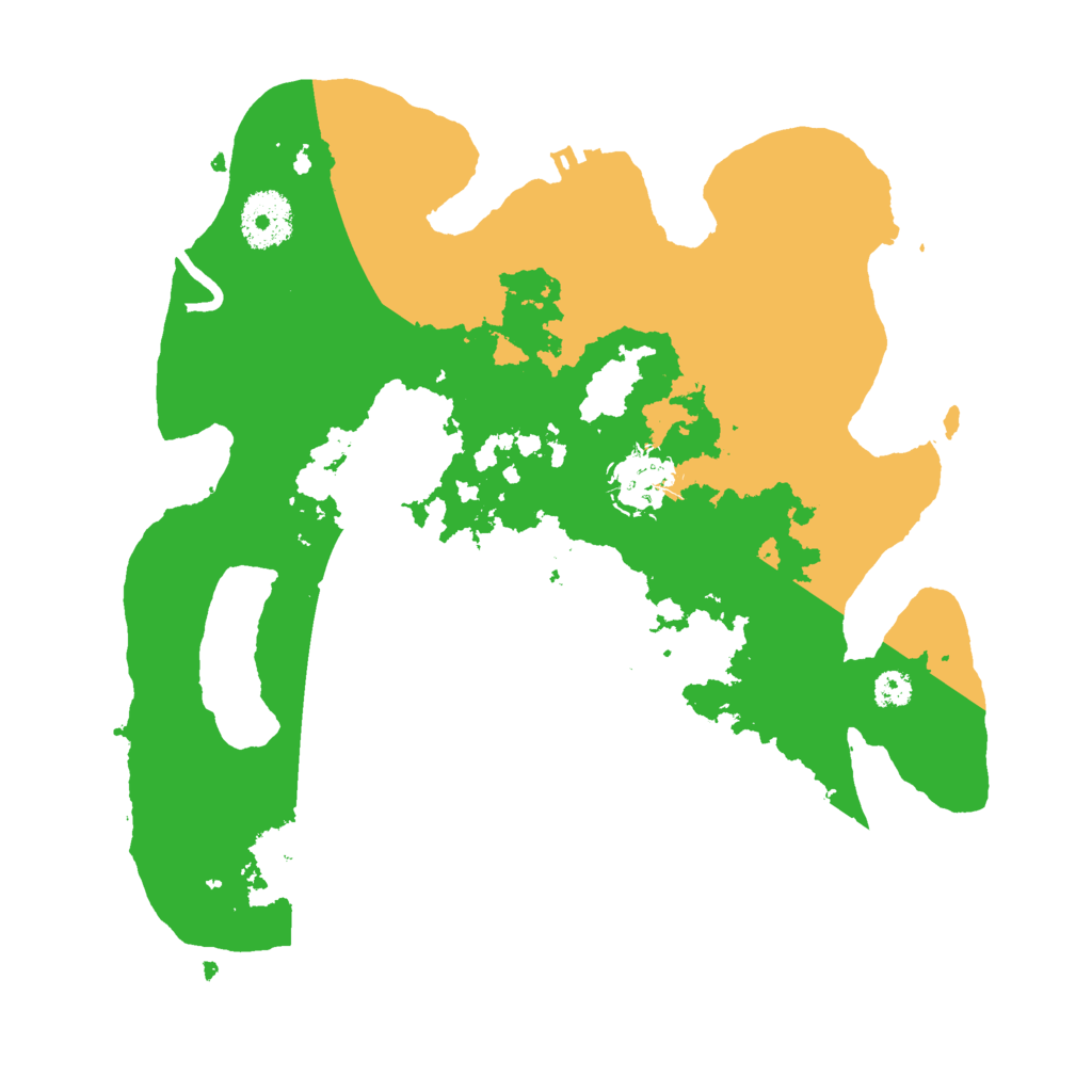 Biome Rust Map: Procedural Map, Size: 3000, Seed: 30499