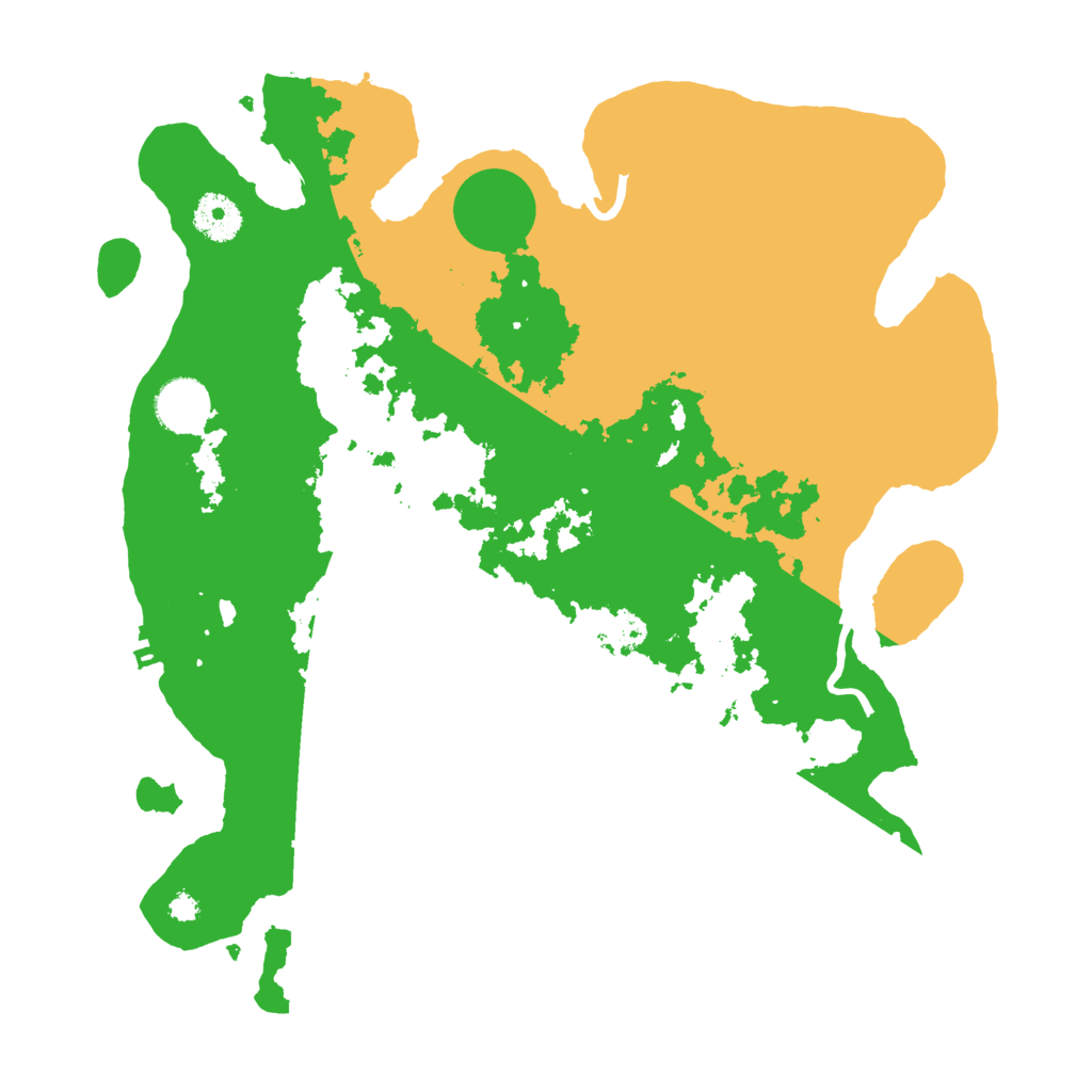 Biome Rust Map: Procedural Map, Size: 3500, Seed: 21123869