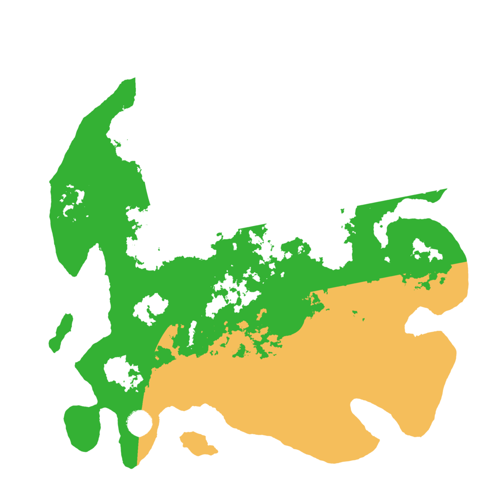 Biome Rust Map: Barren, Size: 3550, Seed: 44211413