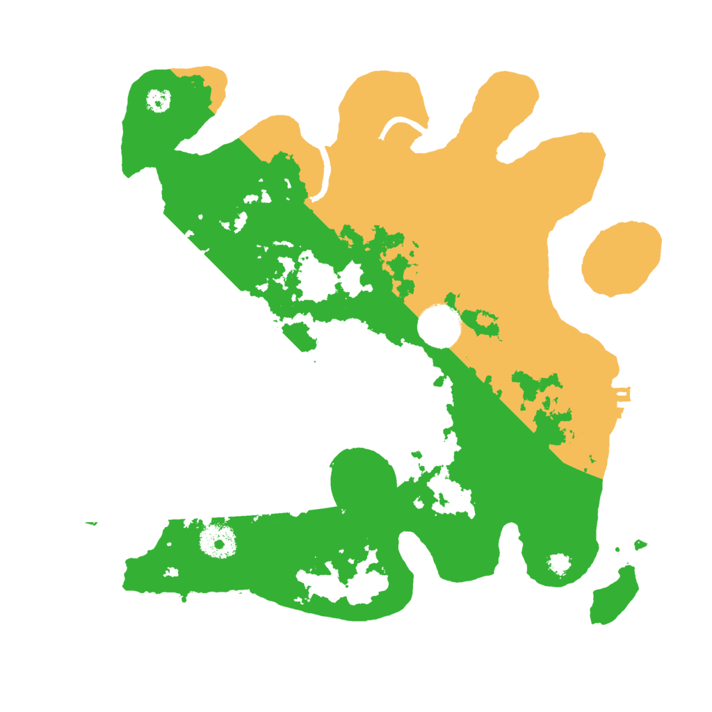 Biome Rust Map: Procedural Map, Size: 3000, Seed: 26687