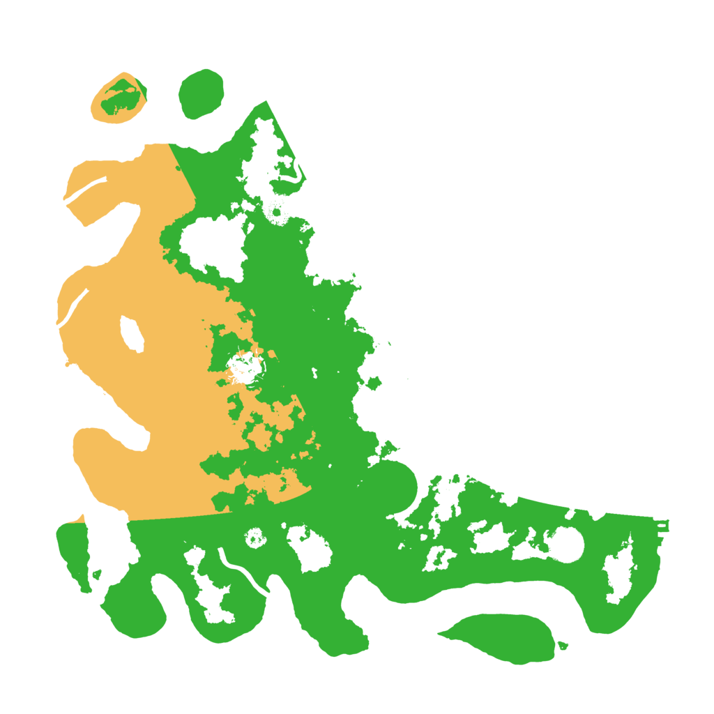 Biome Rust Map: Procedural Map, Size: 3600, Seed: 88873286