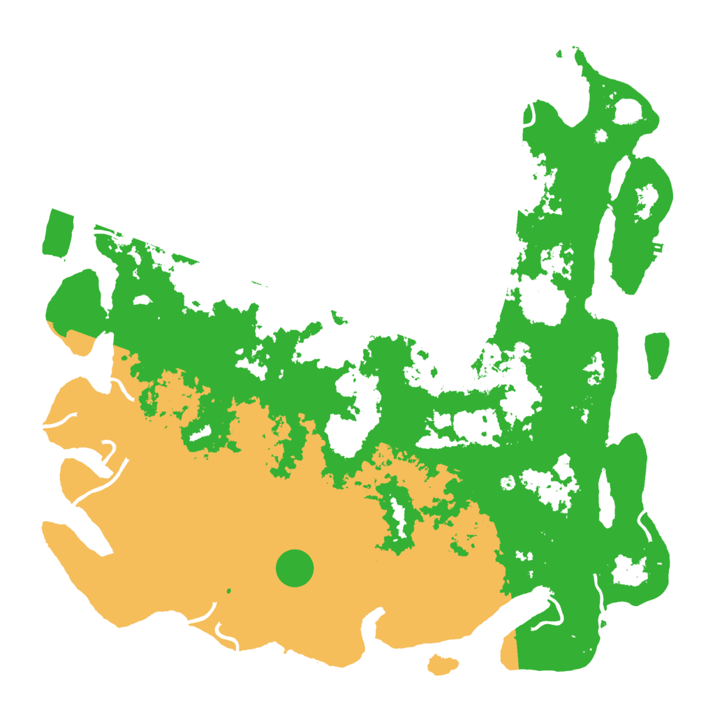 Biome Rust Map: Procedural Map, Size: 5000, Seed: 524521768