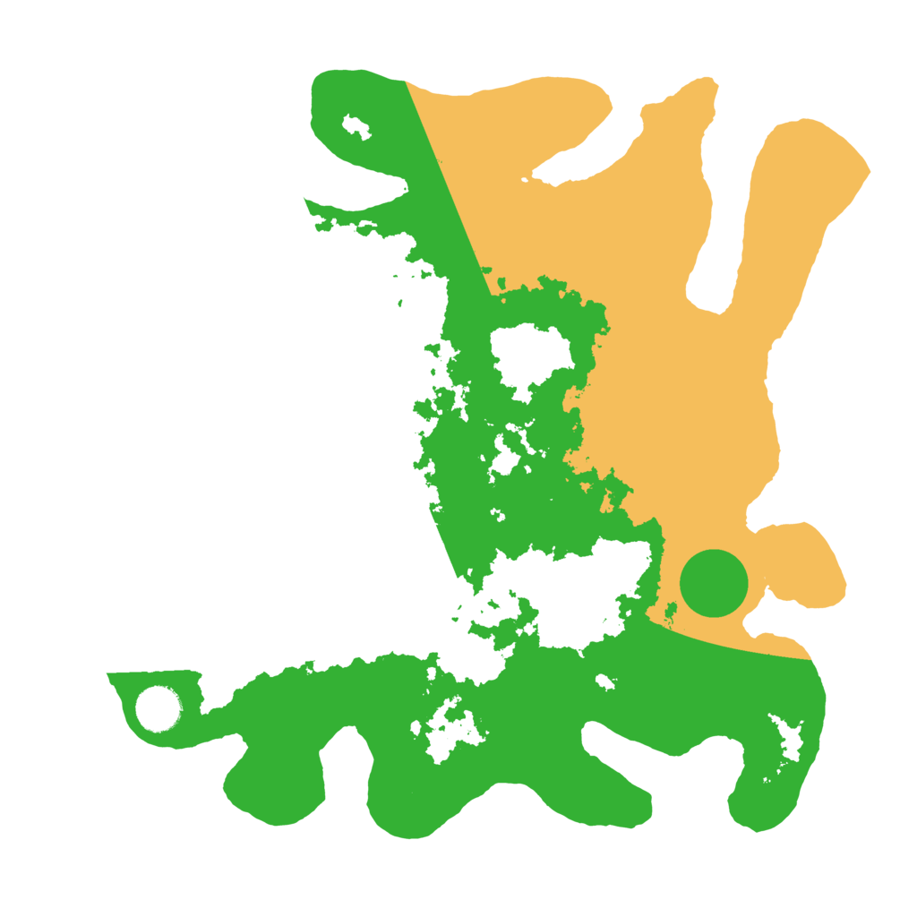 Biome Rust Map: Barren, Size: 3550, Seed: 38439960