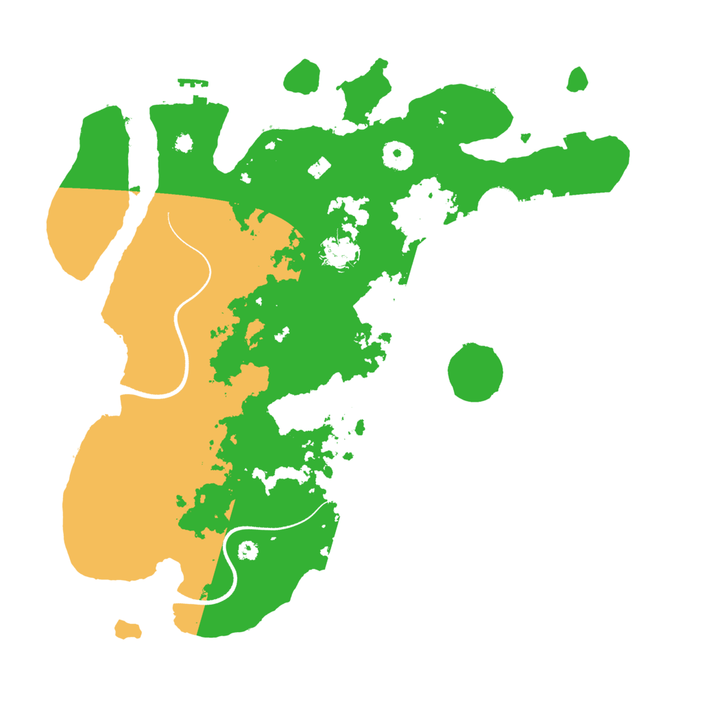 Biome Rust Map: Procedural Map, Size: 3500, Seed: 1125592879