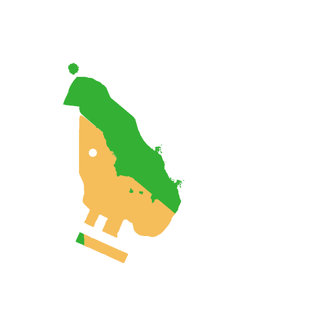 Biome Rust Map: Procedural Map, Size: 1200, Seed: 91092