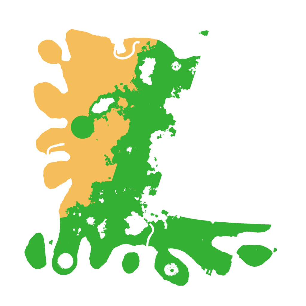 Biome Rust Map: Procedural Map, Size: 3500, Seed: 1492400992