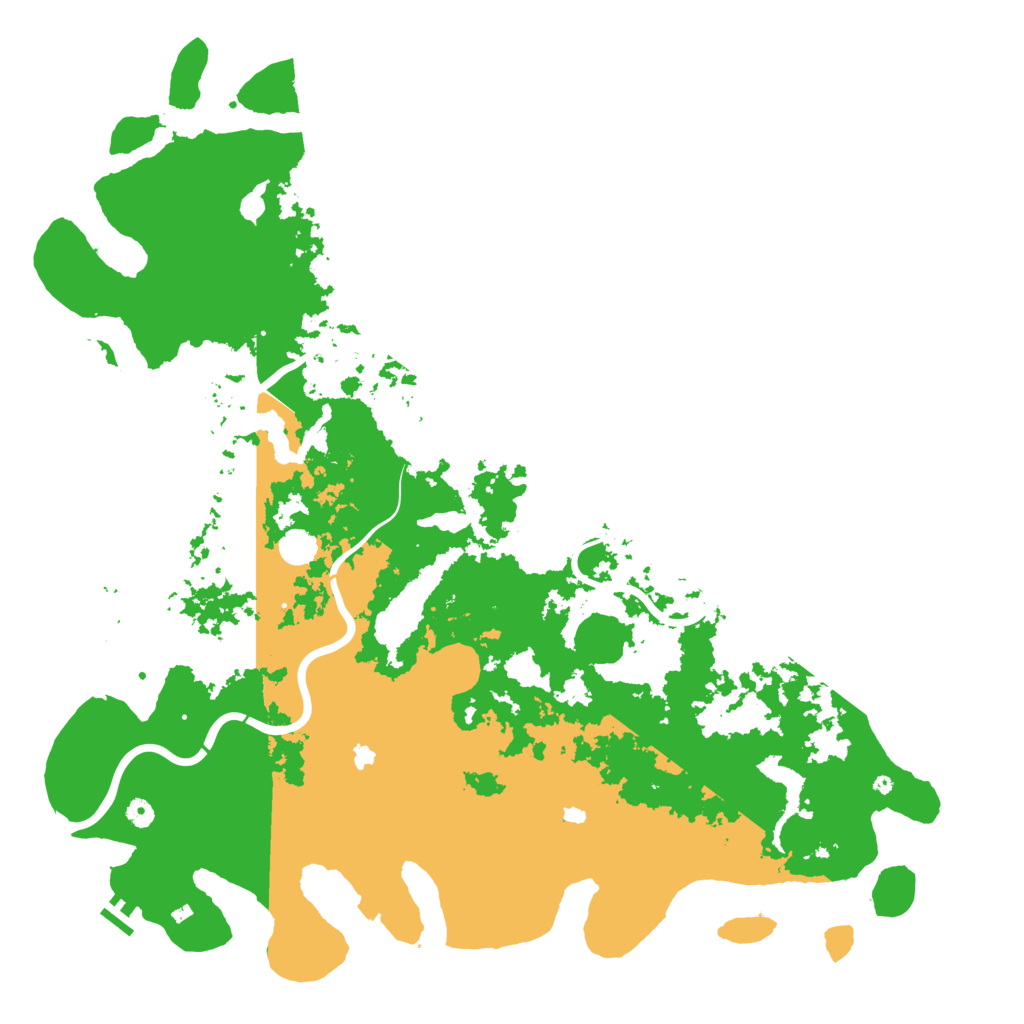 Biome Rust Map: Procedural Map, Size: 5500, Seed: 1190280