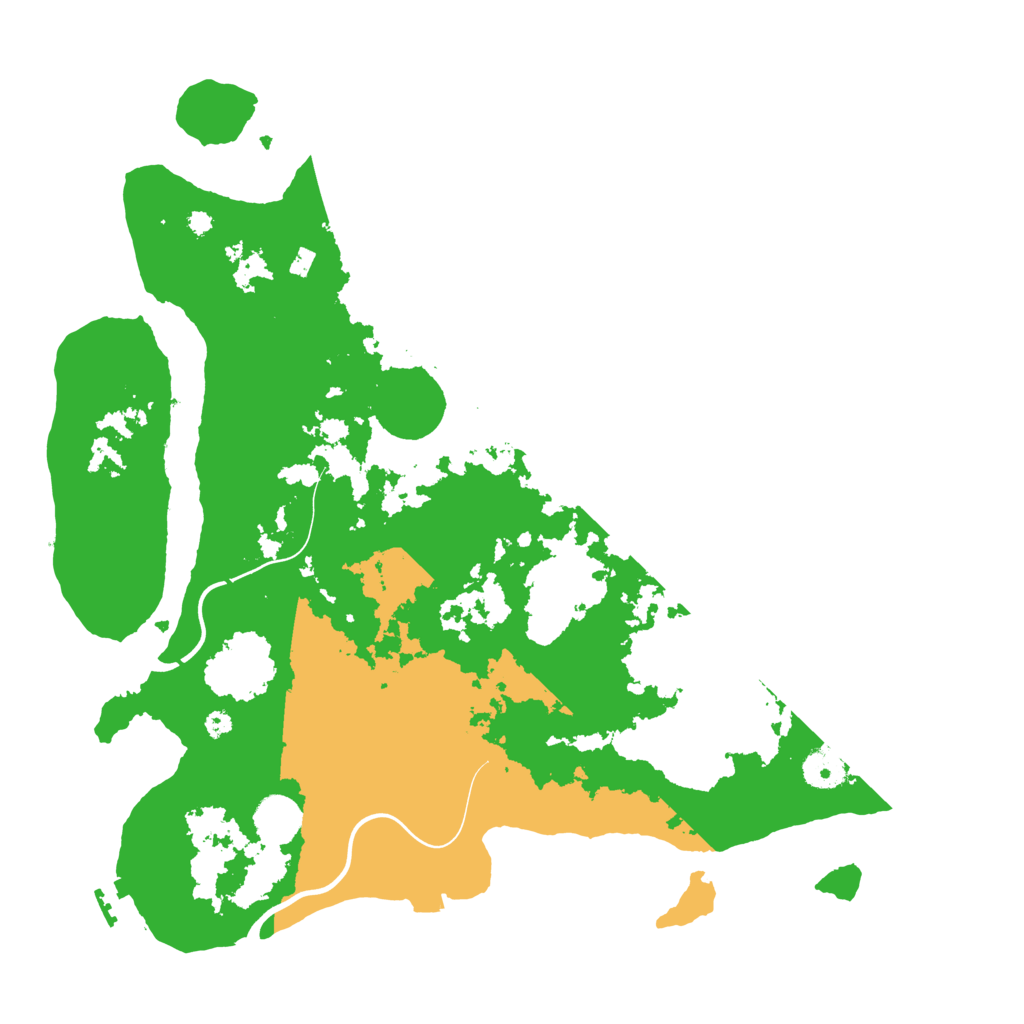 Biome Rust Map: Procedural Map, Size: 3900, Seed: 98710626
